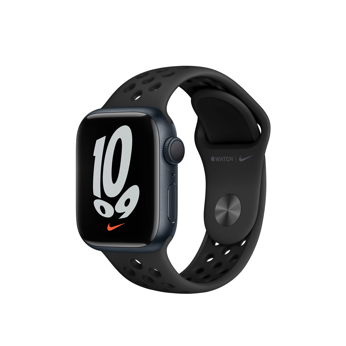 Apple Watch Nike Series 7 GPS, 41mm Midnight Aluminium Case with